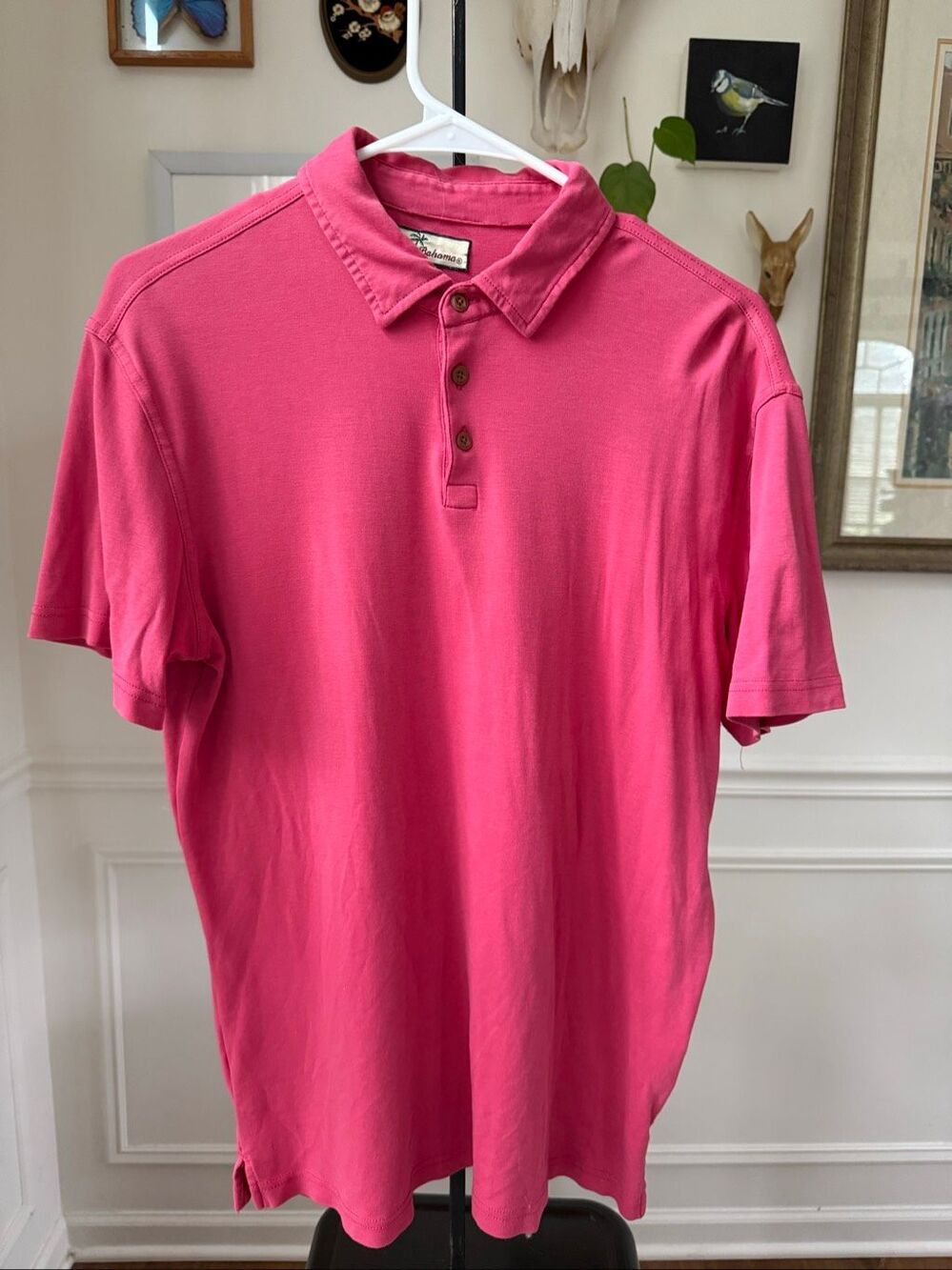 Tommy Bahama Sunwashed Red Polo Shirt S